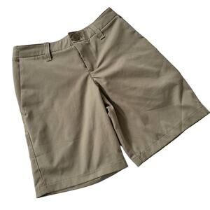 8 new Under Armour flat front tan shorts